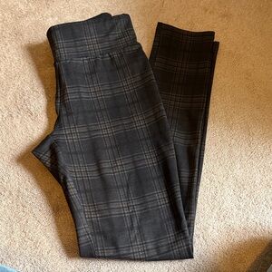 MeMoi Women's Plaid Leggings - Black